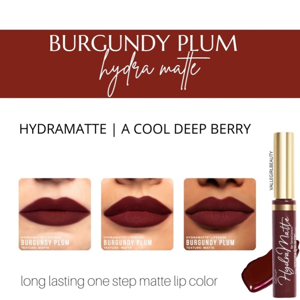 Lipsense Burgandy Plum Creme (Previously HydraMatte) Lip Color